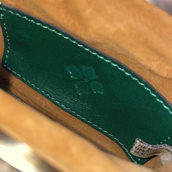 Brand New Patricia Nash Genuine Leather Green Large Borse Coin Purse Key Holder - Picture 11 of 15